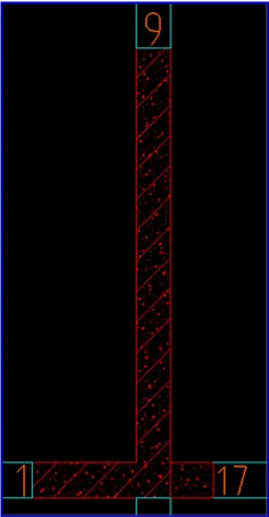 Diagrama de numeración de muros y columnas