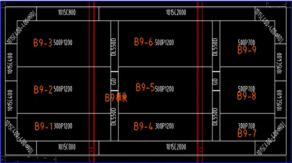 Diagrama de numeración del piso