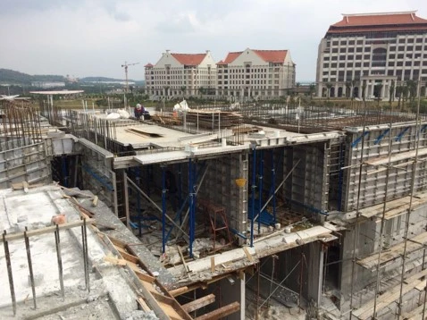 Jinse Jiayuan concrete formwork materials Project