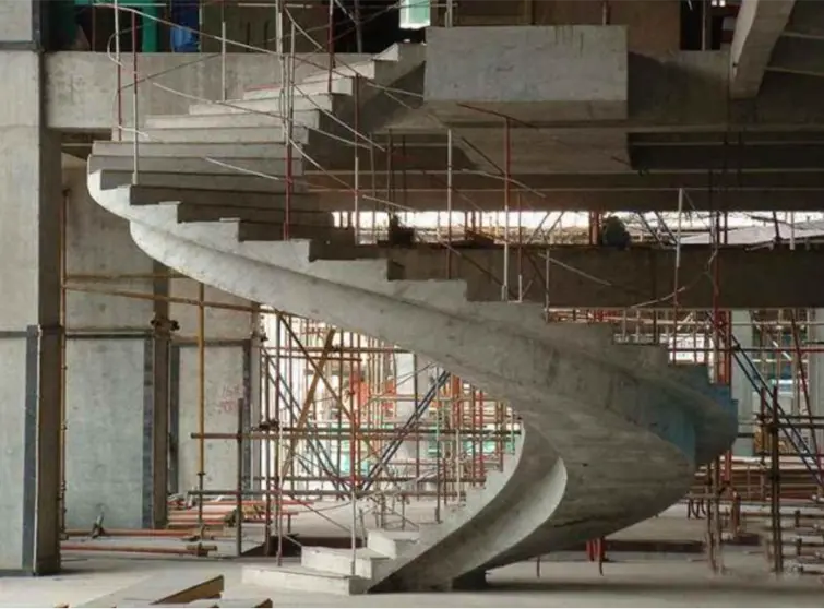 formwork for spiral staircase