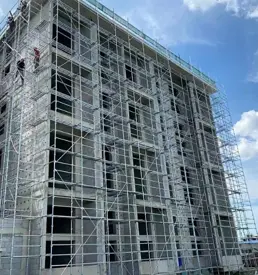 metal frame system scaffolding