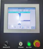 panel de control de dobladora cnc lámina 