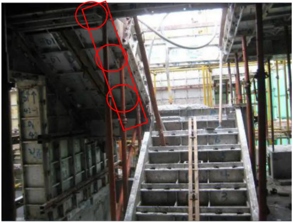 staircase formwork details