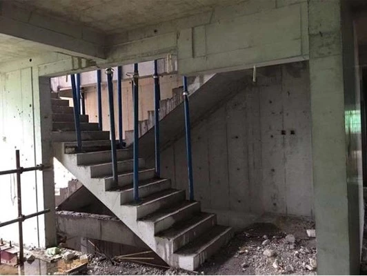 staircase formwork removal