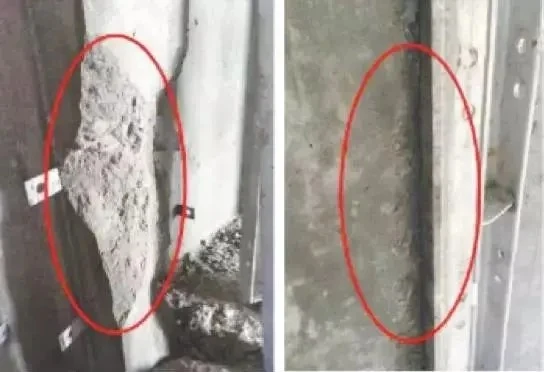 Superficie de concreto dañada o con rupturas